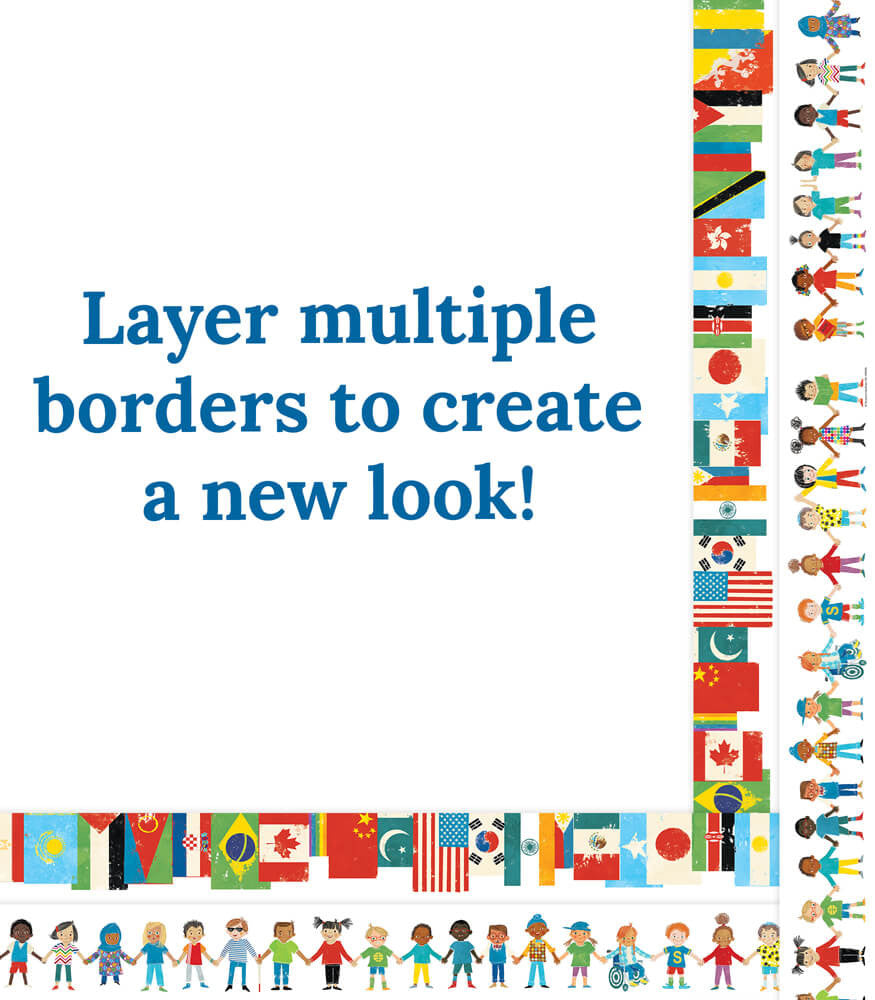 ALL ARE WELCOME FLAG TRIMMER