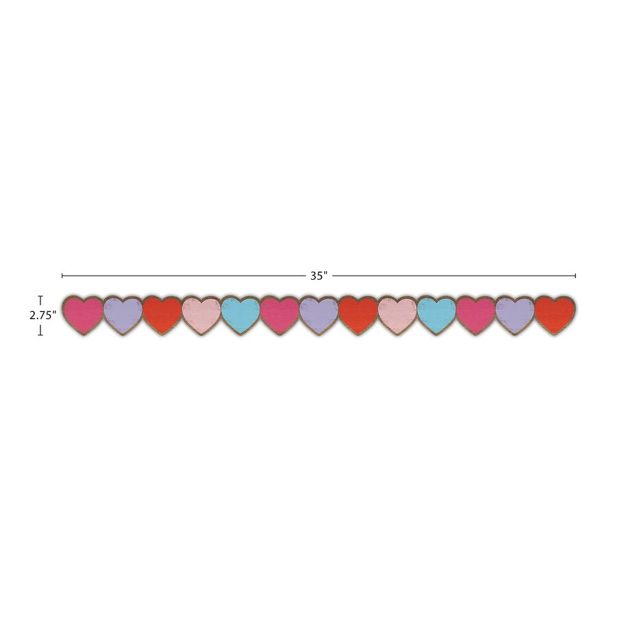 HEARTS DIE CUT TRIMMER