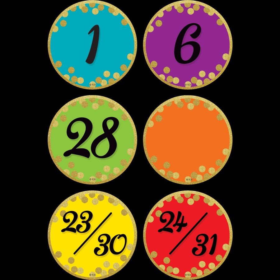 COLORFUL CALENDAR DAYS