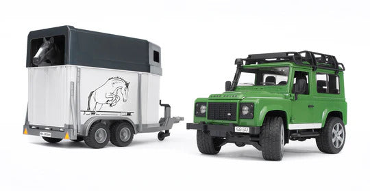 LAND ROVER WITH HORSE