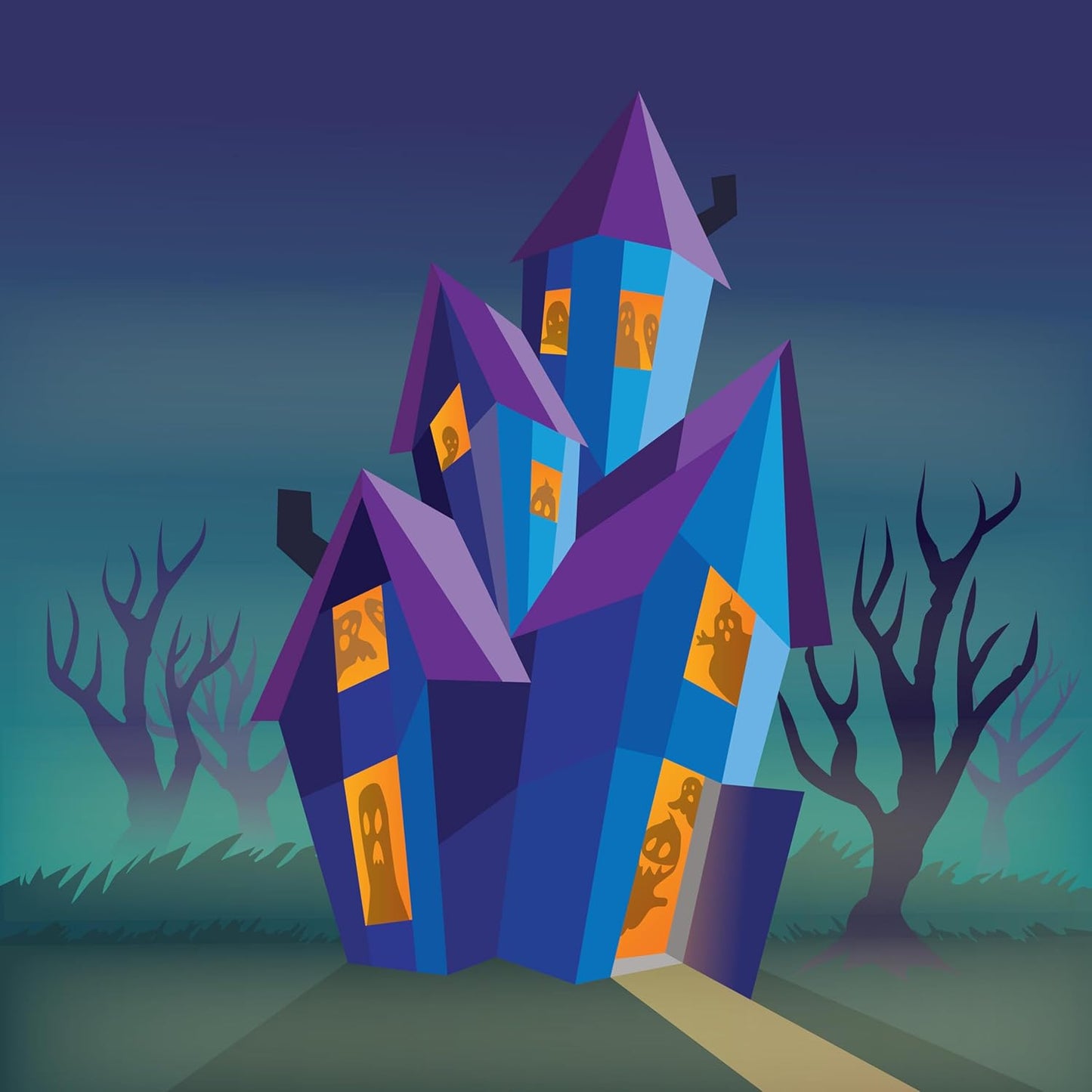 PAINT BY STICKER HALLOWEEN