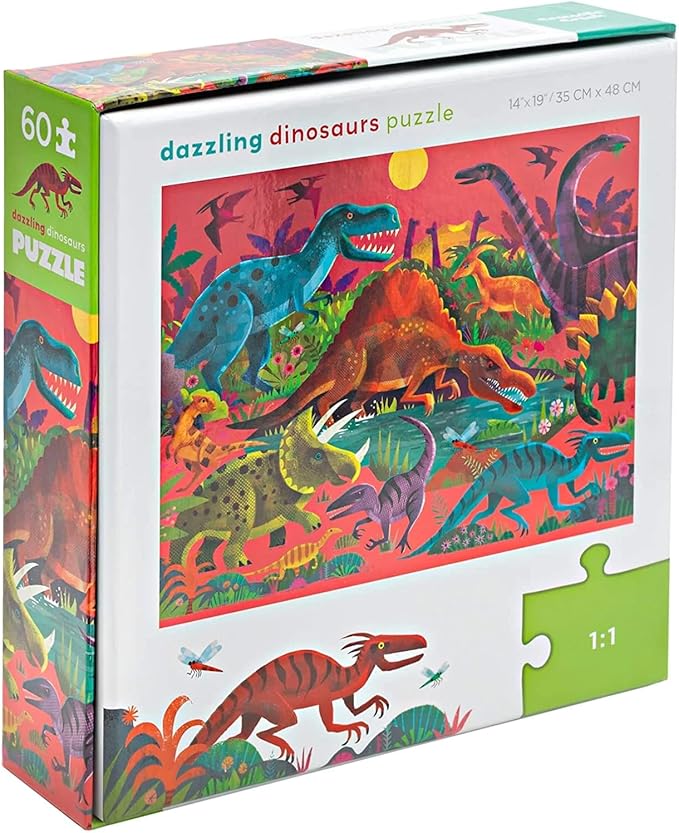 DAZZLING DINOSAURS 60PC