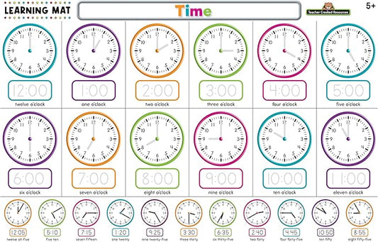 TIME LEARNING MAT