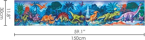 DINOSAURS PUZZLE 200PC