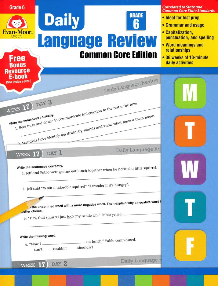 DAILY LANGUAGE REVIEW 6 WORKBOOK