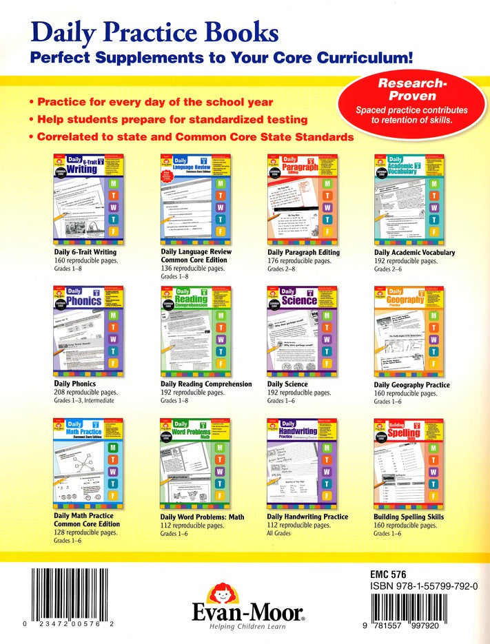 DAILY LANGUAGE REVIEW 6 WORKBOOK