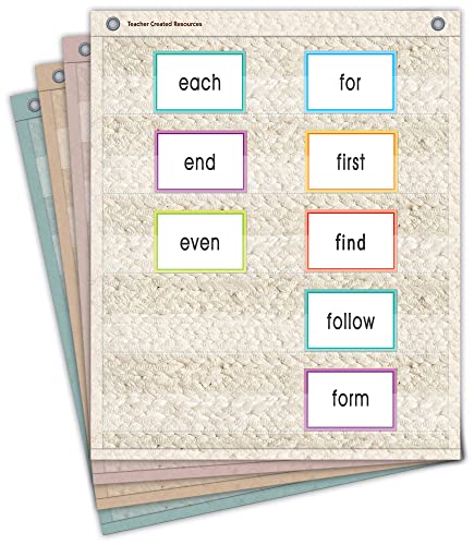 WOVEN MAGNETIC POCKET CHART