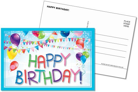 HAPPY BIRTHDAY POSTCARD