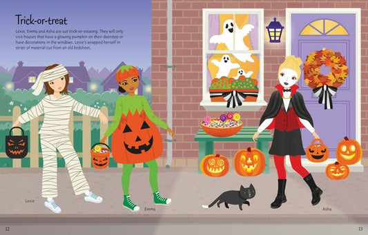 STICKER DOLLY DRESSING HALLOWEEN