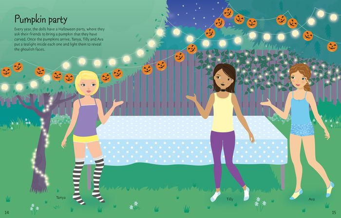 STICKER DOLLY DRESSING HALLOWEEN