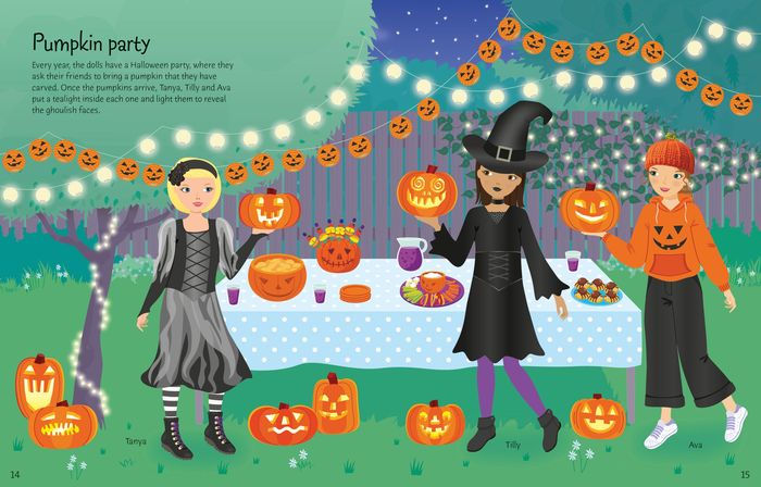 STICKER DOLLY DRESSING HALLOWEEN