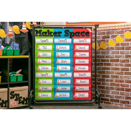 3 COLUMN POCKET CHART