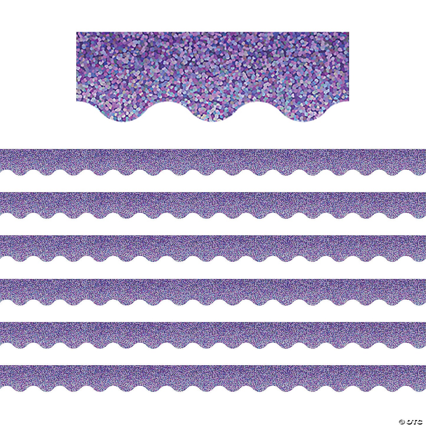 PURPLE SCALLOPED TRIMMER