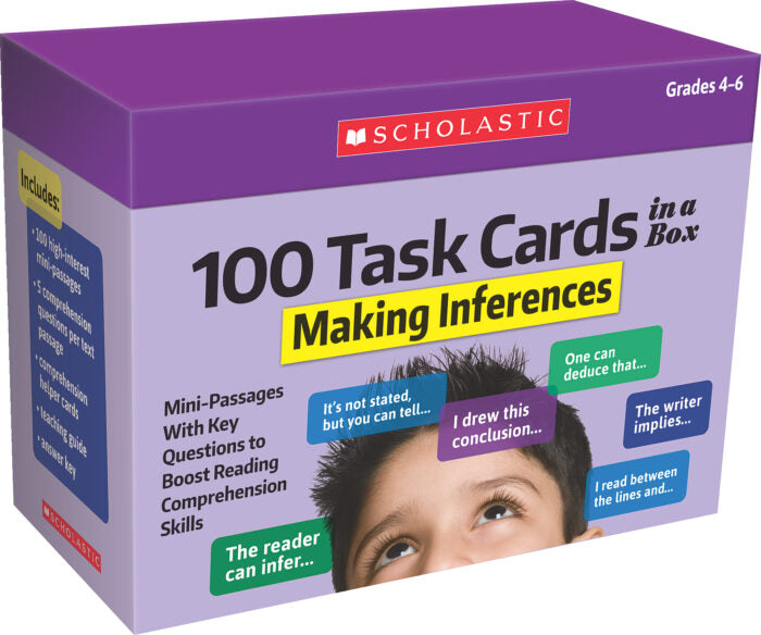MAKING INFERENCES 100 TASK CARDS