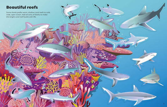 BIG STICKER BOOK OF SHARKS