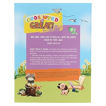 GOD'S WORD IS GREAT COLORING BOO