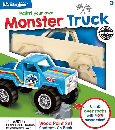 MONSTER TRUCK PAINT YOUR OWN