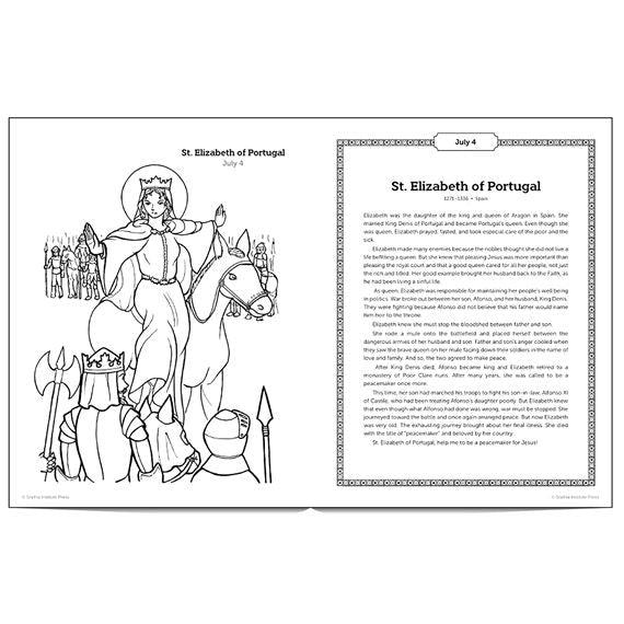 DAY BY DAY COLORING BOOK SAINTS