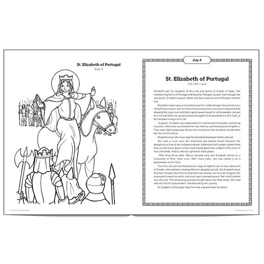 DAY BY DAY COLORING BOOK SAINTS