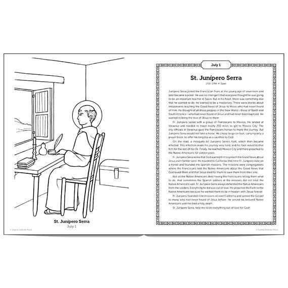 DAY BY DAY COLORING BOOK SAINTS