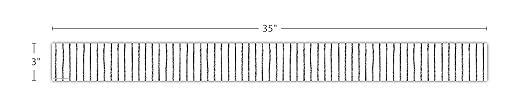 WHITE BLACK PINSTRIPE TRIMMER
