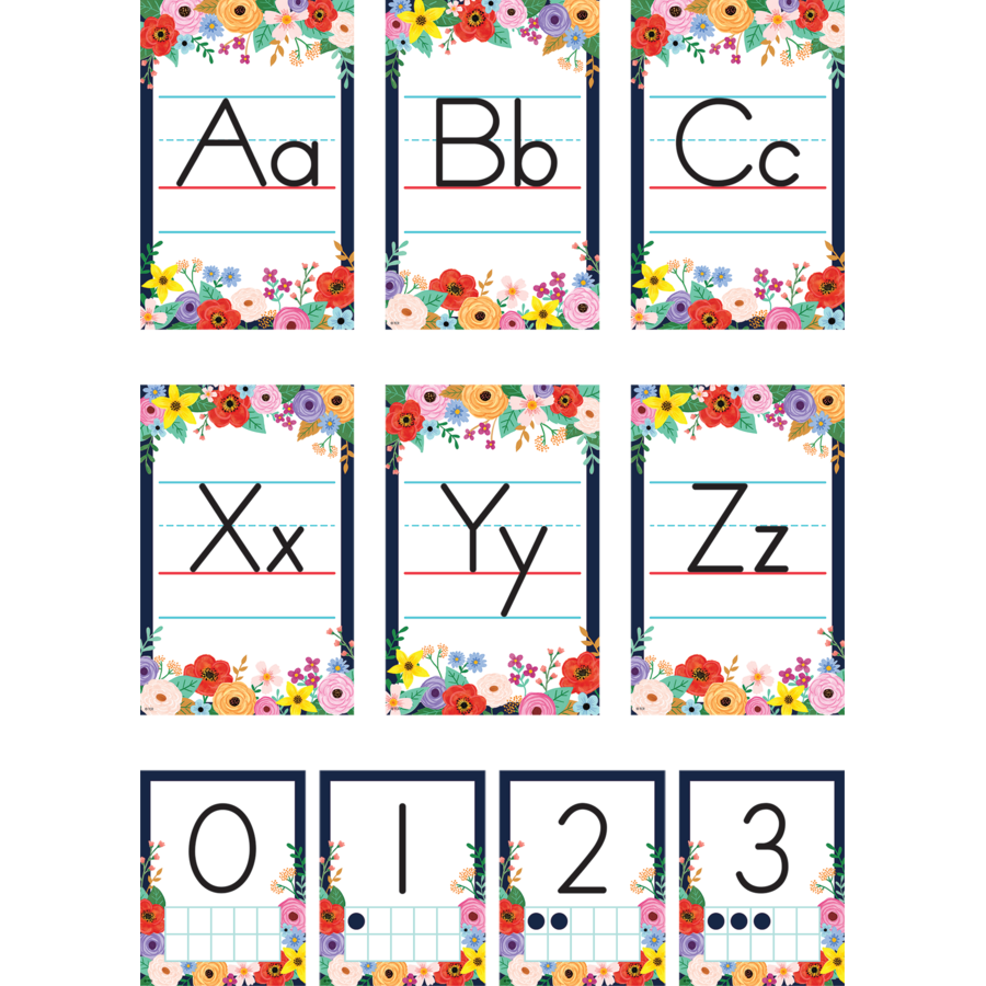 WILDFLOWERS ALPHABET BBS