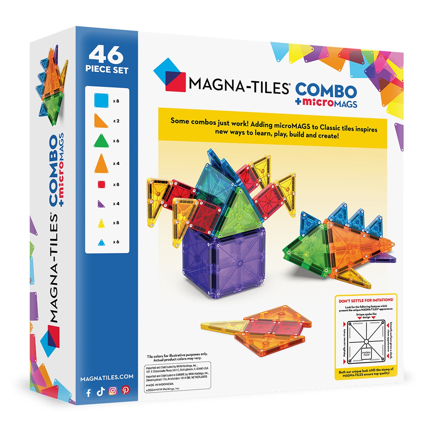 MAGNA-TILES COMBO MICROMAGS 46