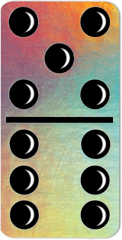 GIANT SHINY DOMINOES HOLOGRAPHIC