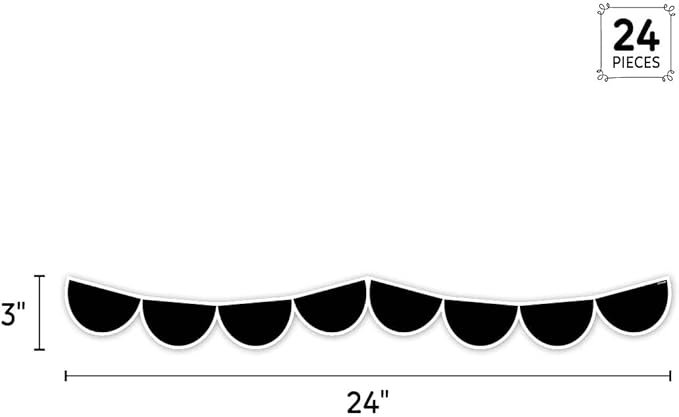 BLACK HALF DOTS