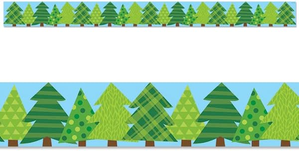 PATTERNED PINE TREES