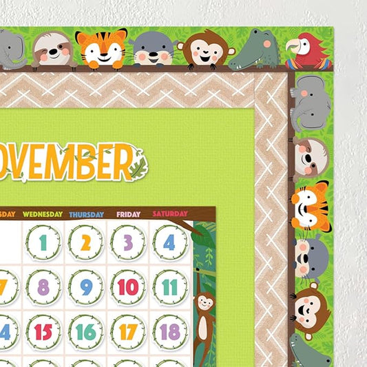 JUNGLE FRIENDS BORDER