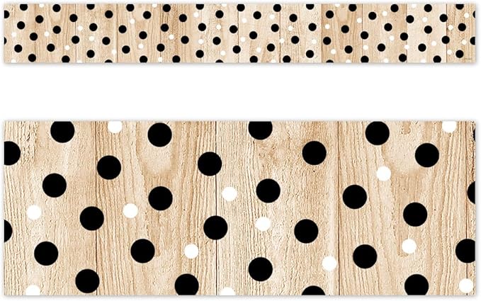 POLKA DOTS ON WOOD