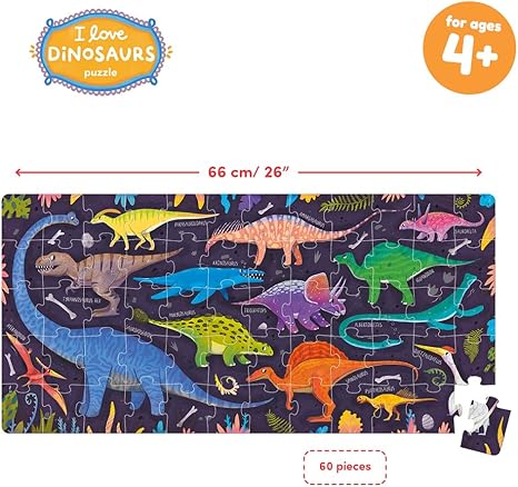 I LOVE DINOSAURS PUZZLE