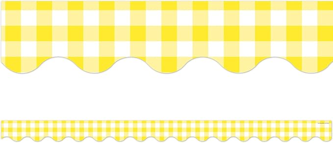 YELLOW GINGHAM TRIMMER