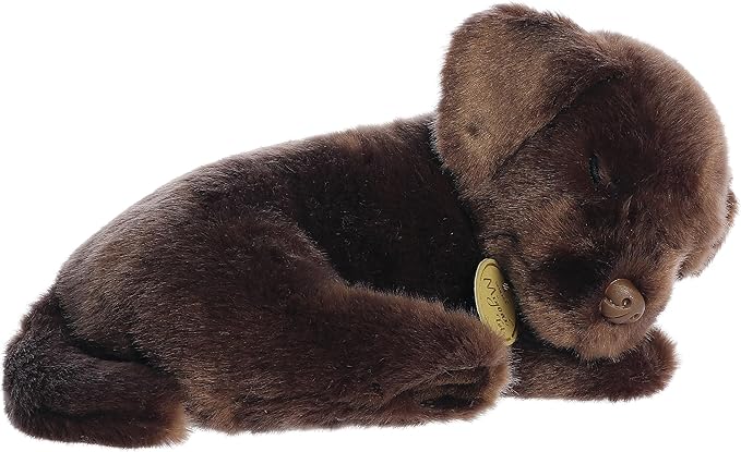 SLEEPY CHOCOLATE LAB PUP