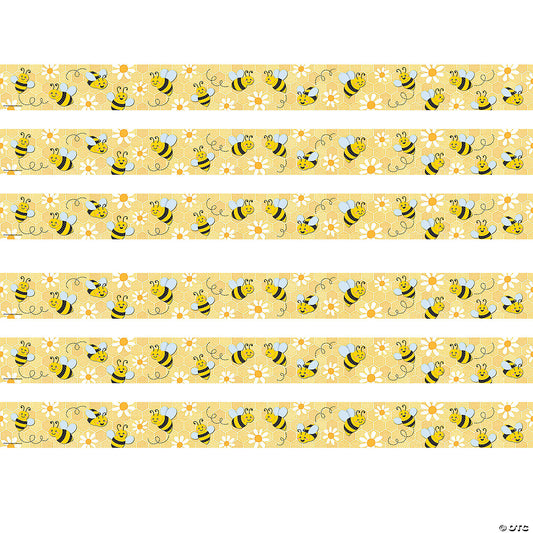 Buzzing Bees Straight Border Tri