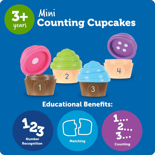 MINI COUNTING CUPCAKES