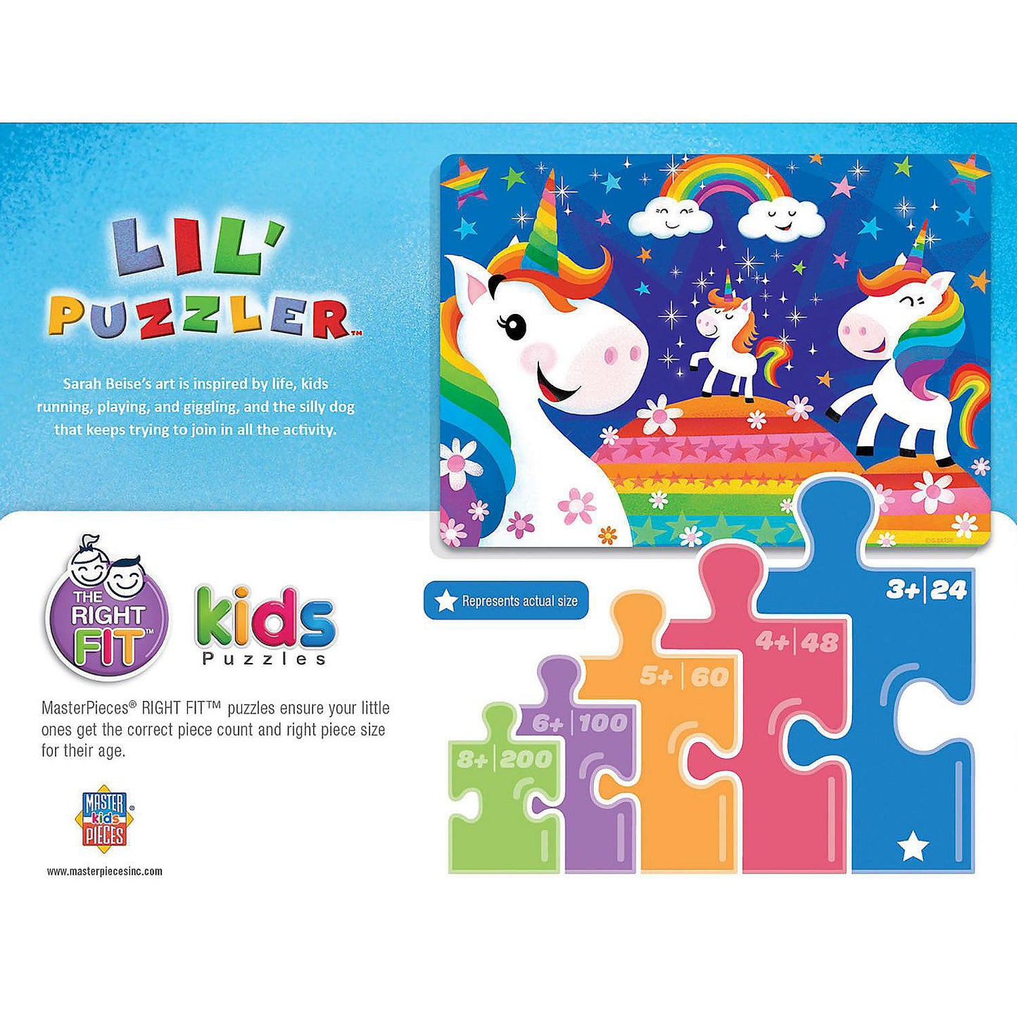 LIL' PUZZLER RAINBOW UNICORN