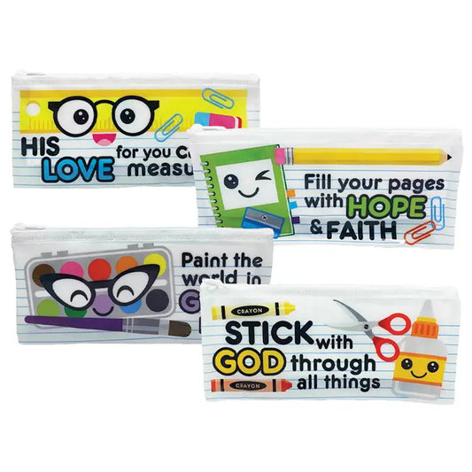 PENCIL CASES WITH BIBLE VERSES