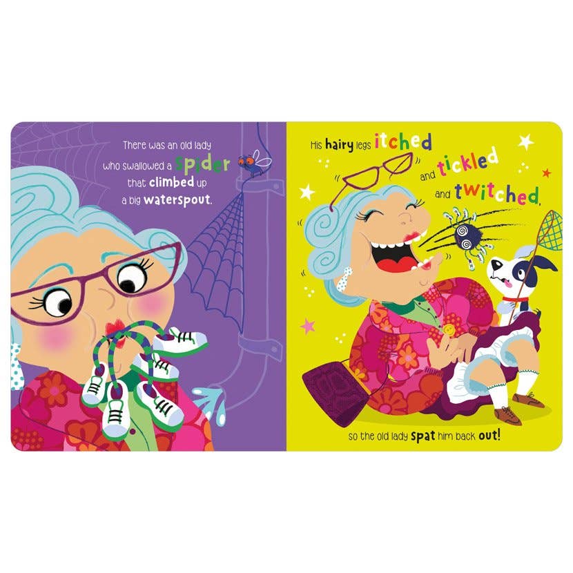 Board Book There Was an Old Lady Who Swallowed a Fly