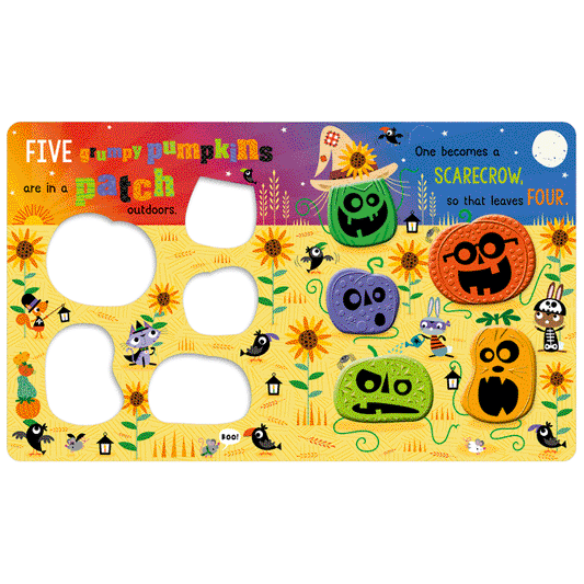 Board Book Never Touch the Grumpy Pumpkins