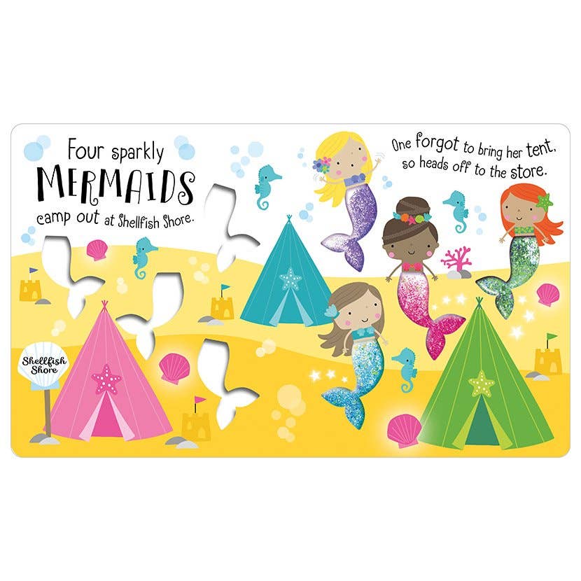 Board Book Five Sparkly Mermaids