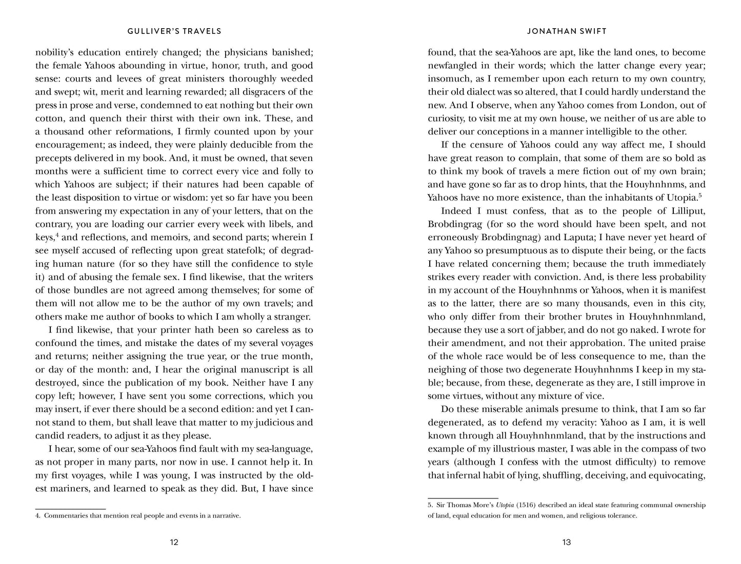 Gulliver's Travels by Jonathan Swift