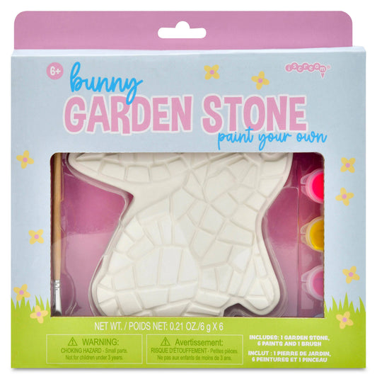 PAINT YOUR OWN BUNNY GARDEN STONE