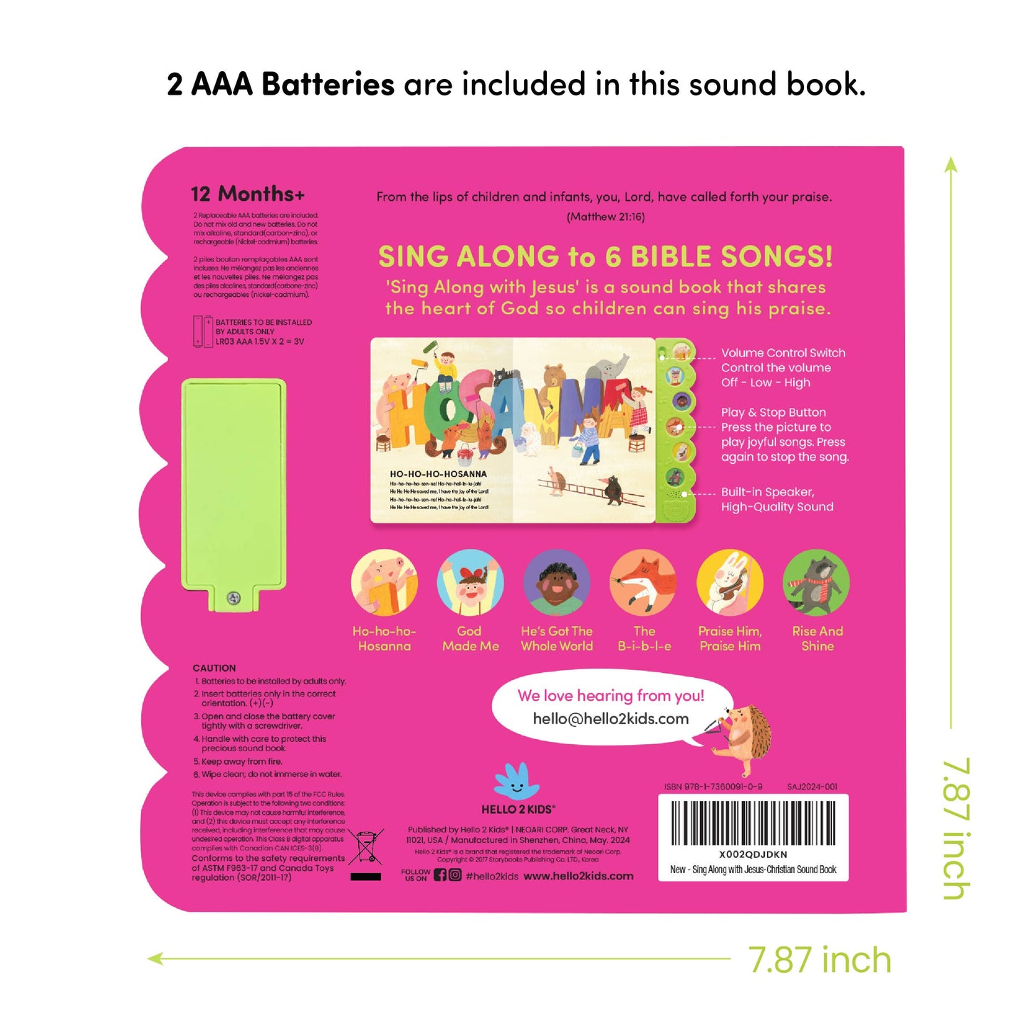 Sing Along with Jesus - Sound Book