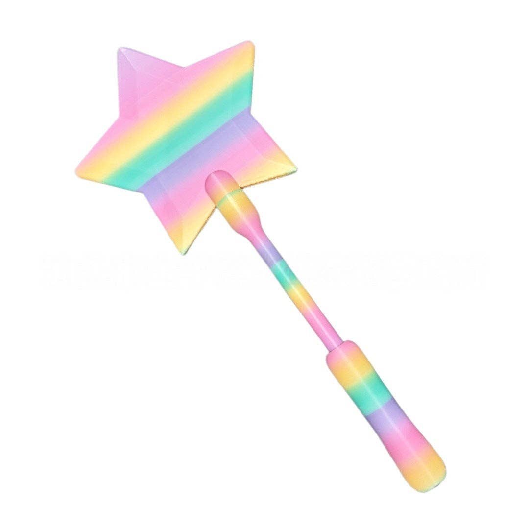 Card Holder Magic Wand 3D Printed Tap To Pay: Blue Pink-35.5 x 15.5 cm-90 g