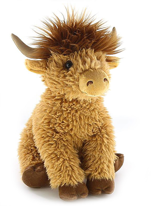 12" (28cm) Wild Onez Highland Cow Farm/Barnyard Animal Plush