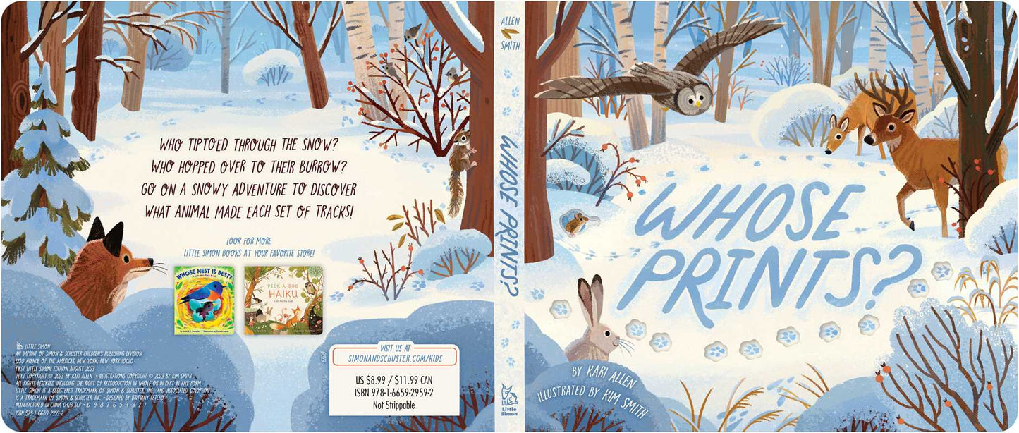 Whose Prints? by Kari Allen: Board Books; 20 pages / English