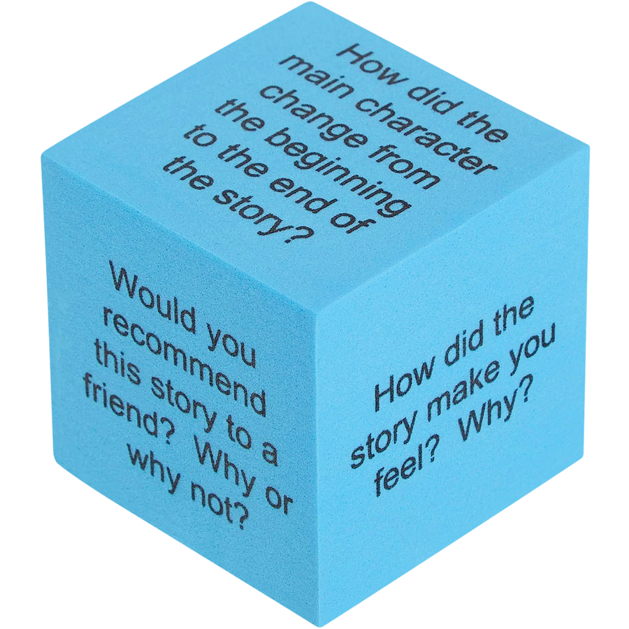Foam Reading Comprehension Cubes