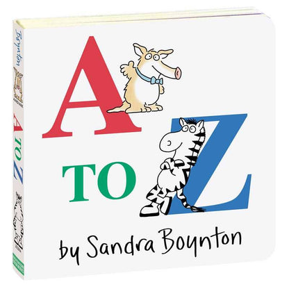 A to Z by Sandra Boynton: Board Books; 16 pages / English